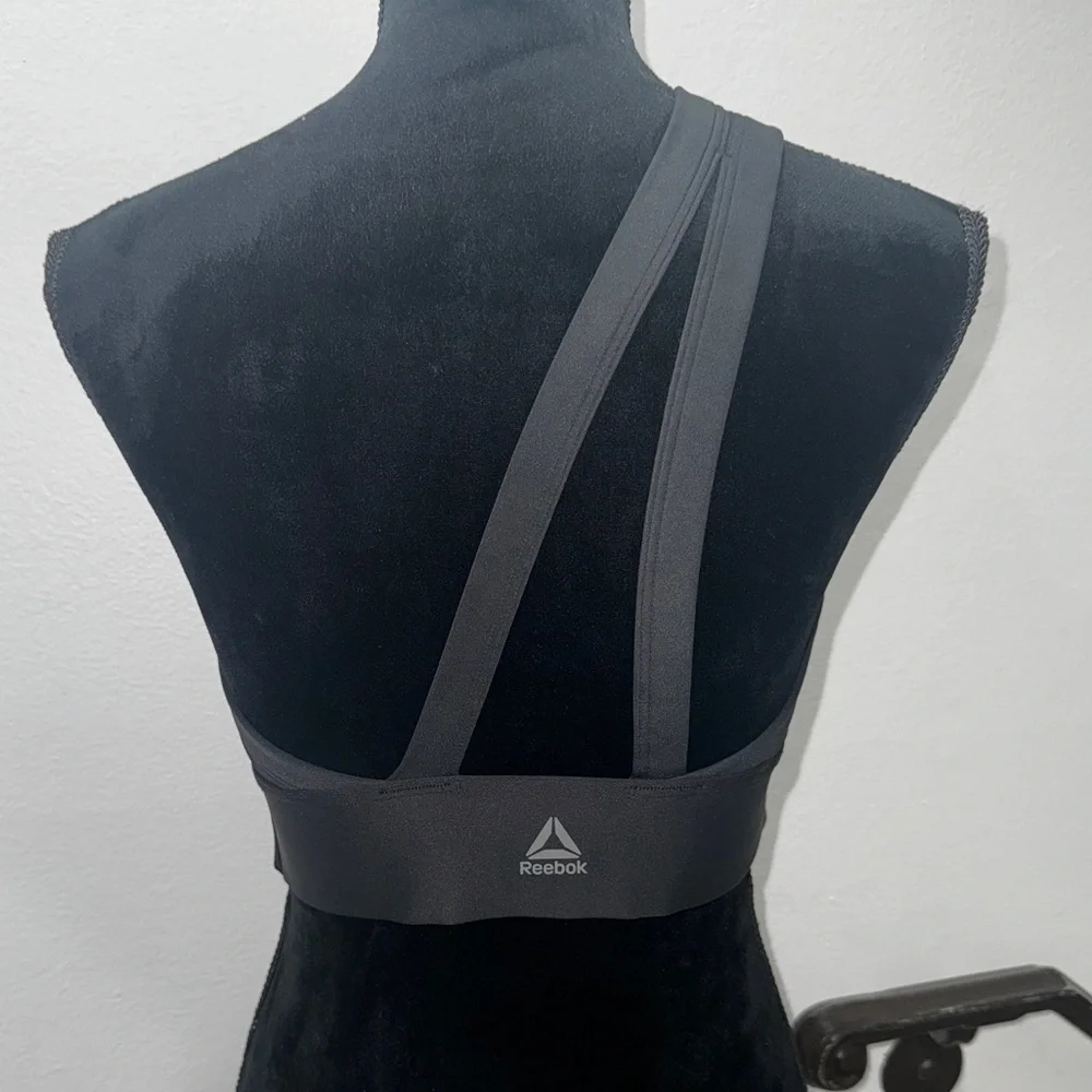 Reebok One Shoulder Bra in Black - Picture 8 of 8
